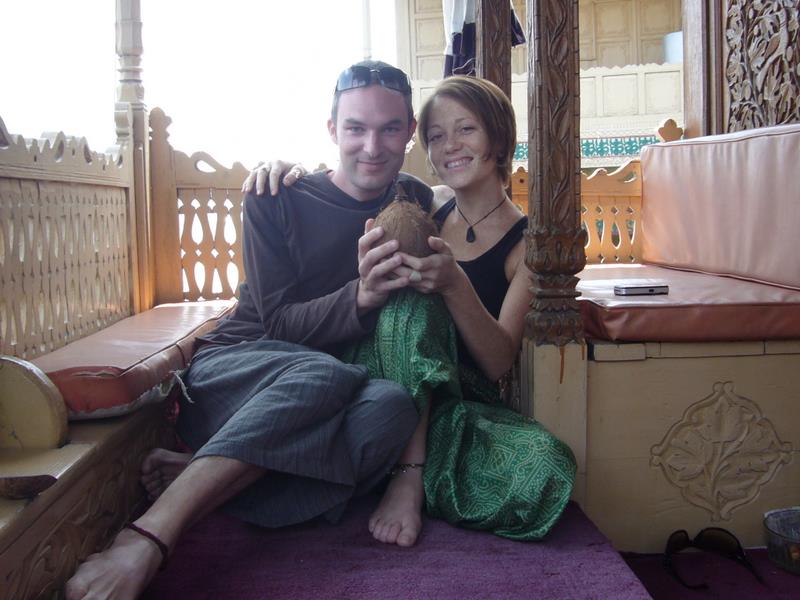 Plus one coconut and the pair of us.