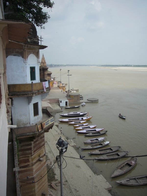 The gangees as seen from our guest house balcony.