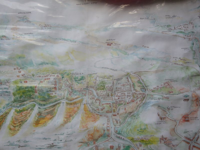 Map of Dhulikel village.