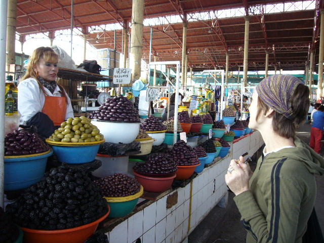 Mountains of olives,