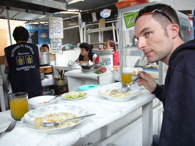 Barranco Market -- Soup + Chicken & Rice for 35c