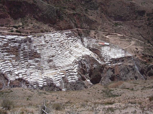 The salt pans.