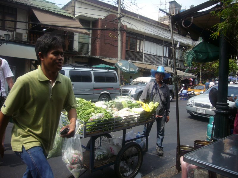 Veg stall Khao San Road
