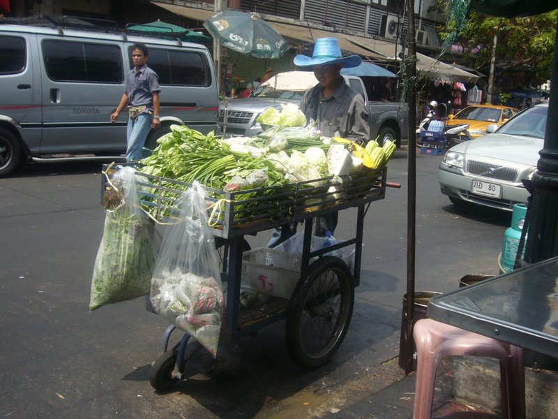 Veg stall Khao San Road